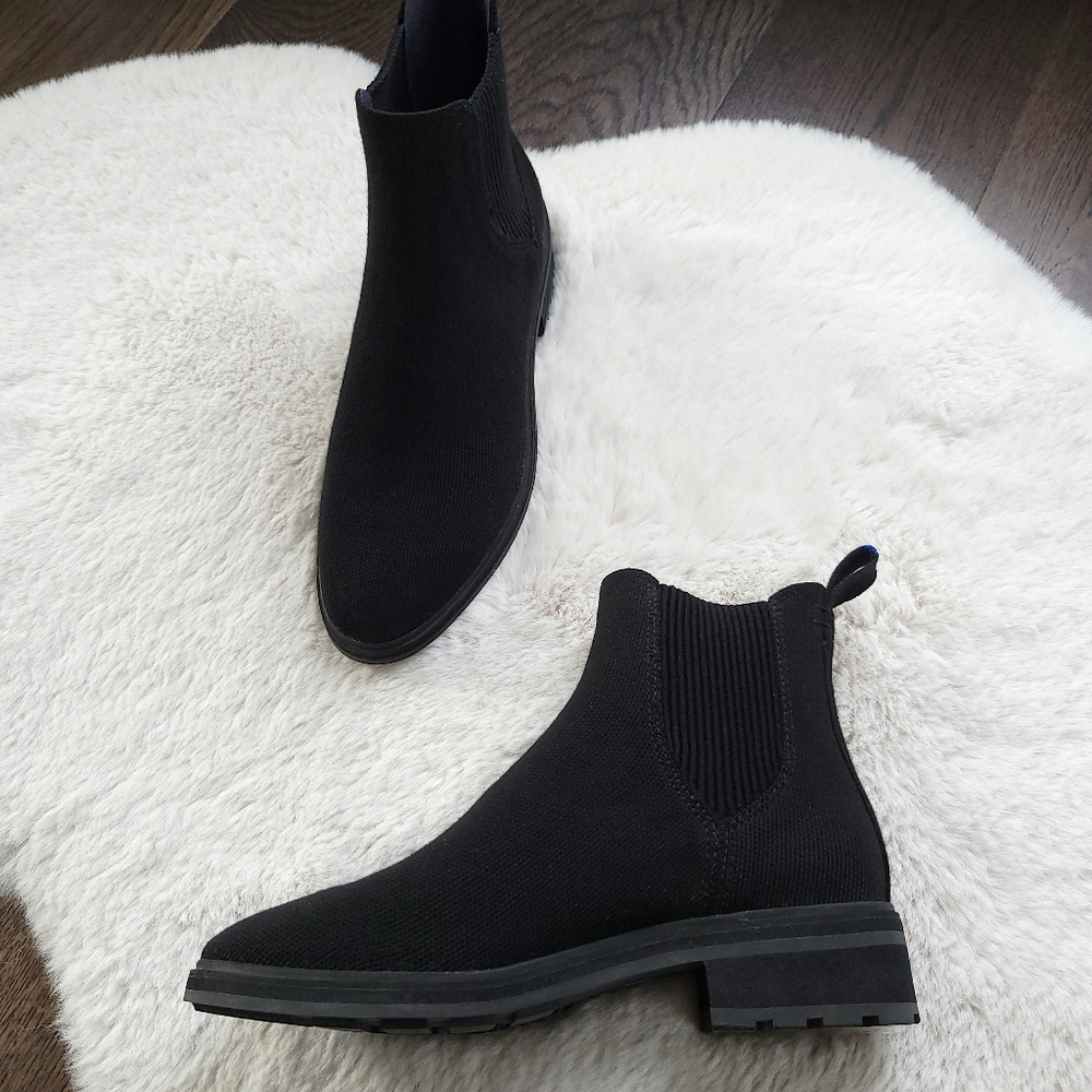 Rothys Wool Knit Chelsea Utility Boot - Picture 5 of 15